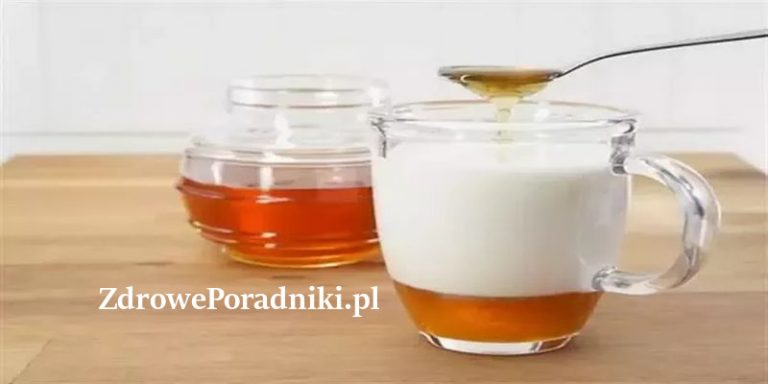 mleko z miodem