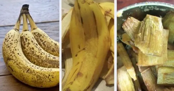 bananowe skórki