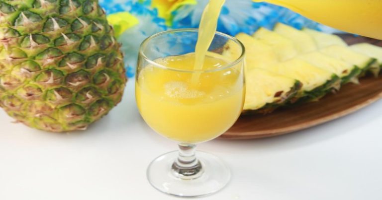 sok ananasowy na kaszel