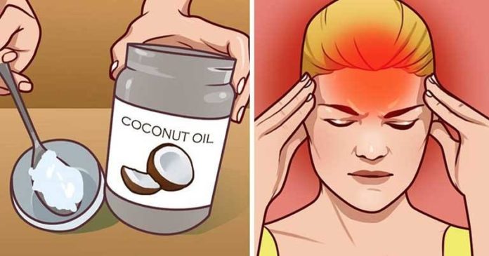 ból głowy olej kokosowy