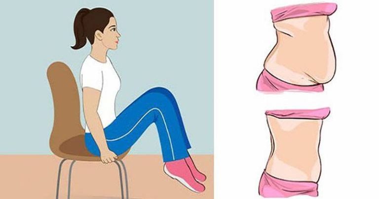 5 ćwiczeń na krześle, które spalą tłuszcz z brzucha podczas siedzenia