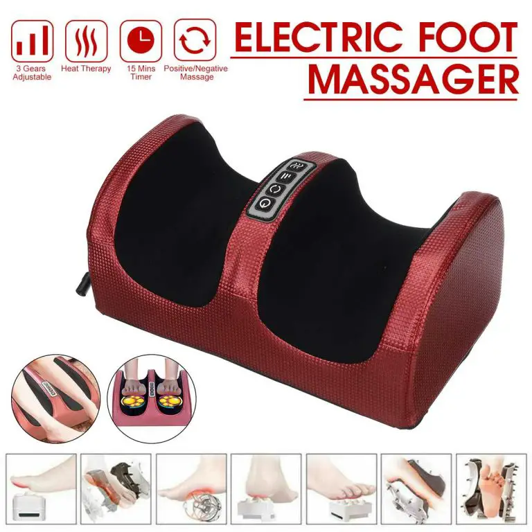 Heated Foot Massager Foot Massage Machine Electric Shiatsu Foot Massager Heating Therapy
