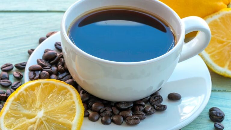 kawa z cytryną
