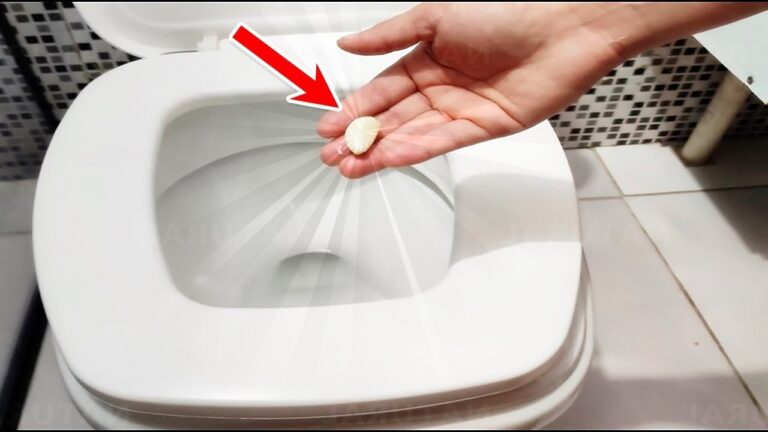 ząbek czosnku do toalety