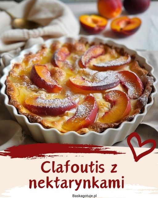 Clafoutis z nektarynkami