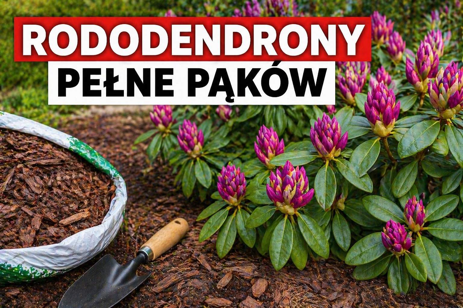 Podsyp tym rododendrony w kwietniu. W sezonie mogą obsypać się pąkami jak szalone