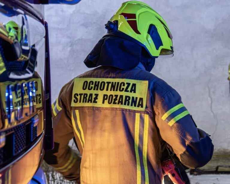Tragiczna śmierć naczelnika OSP Trąbki. Jechał prawdopodobnie do pożaru traw
