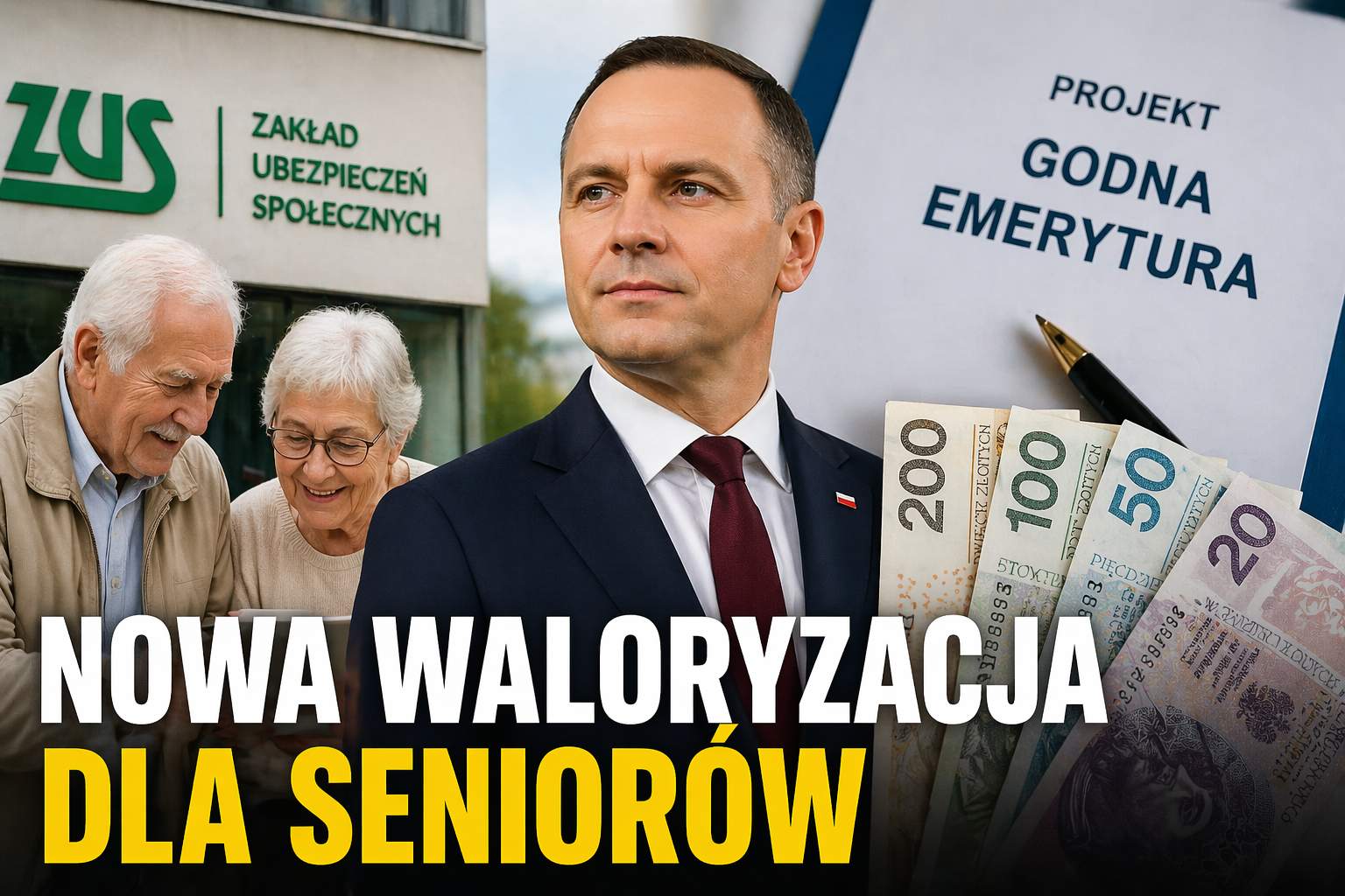 Nawrocki chce zmienić waloryzację emerytur. Najniższe świadczenia dostałyby mocniejszą podwyżkę
