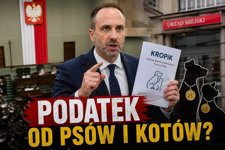 Kowalski alarmuje właścicieli psów i kotów. W tle KROPiK i wizja nowych opłat