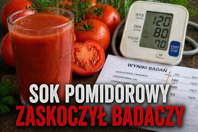 Pili sok pomidorowy przez rok. Badanie pokazało wpływ na ciśnienie i cholesterol