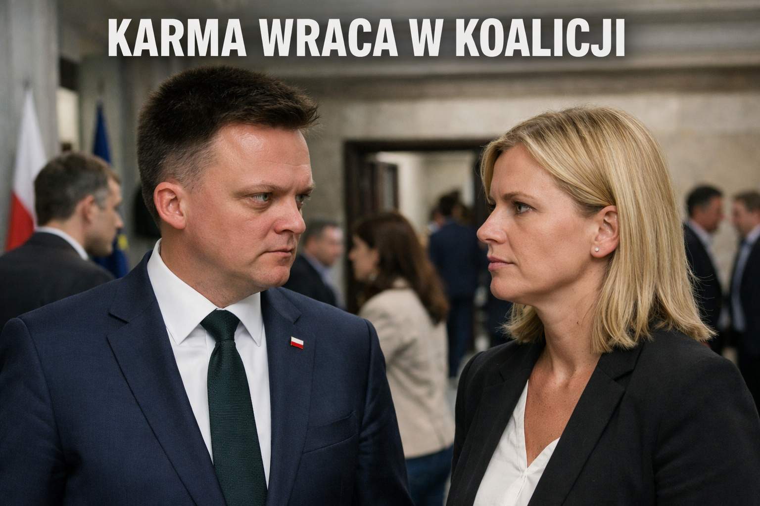 Hołownia odpowiada byłej posłance. W tle padają słowa o pacyfikowaniu Polski 2050