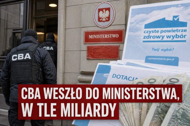 CBA weszło do instytucji od programu Czyste Powietrze. W tle są miliardy i poważne pytania
