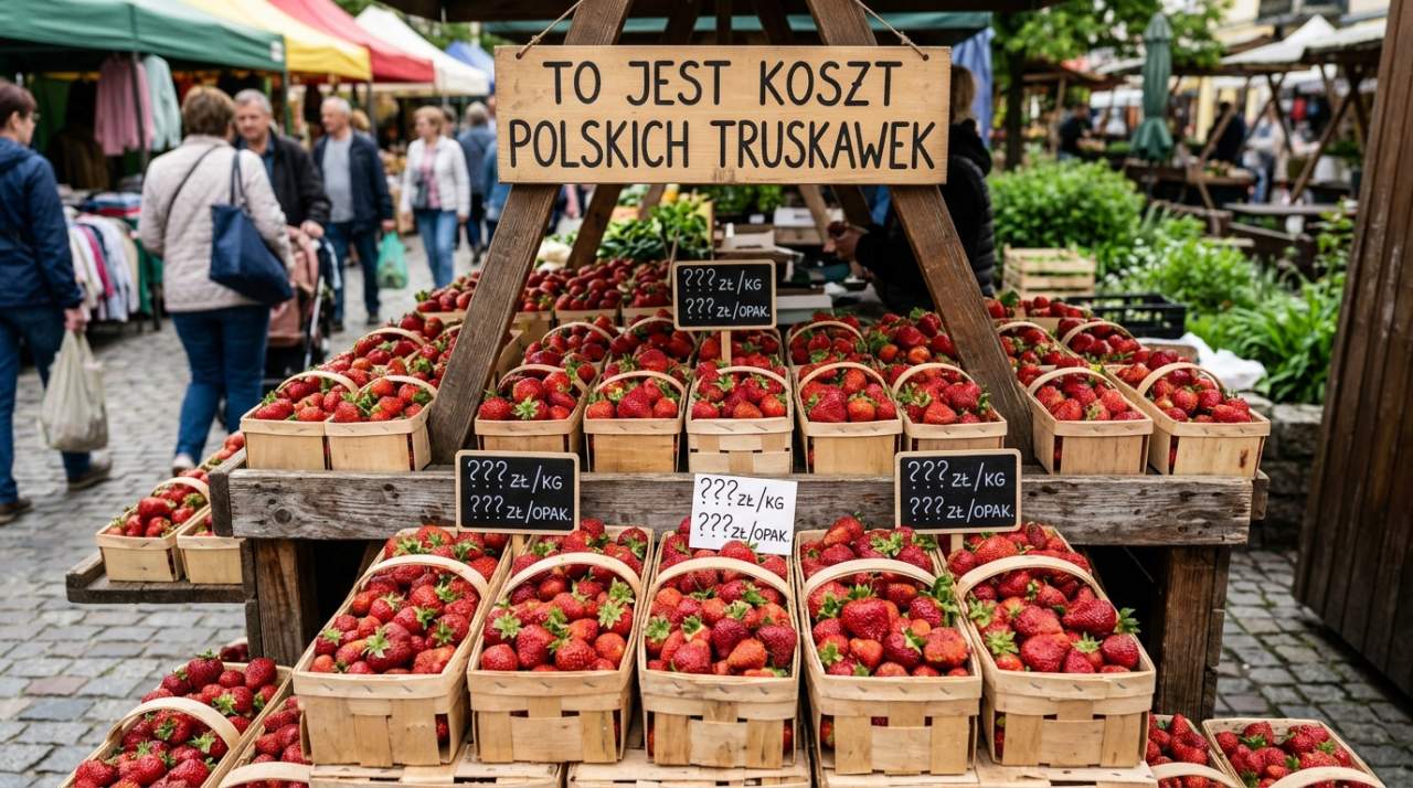 Polskie truskawki już są w sprzedaży. Cena za kilogram potrafi zaskoczyć przy kasie