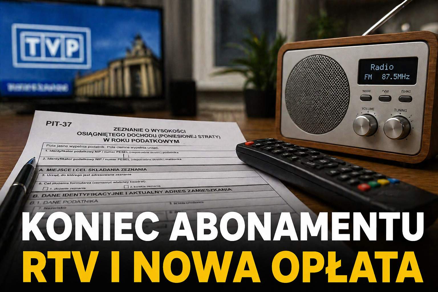 Koniec abonamentu RTV i nowa opłata przy PIT? Ten pomysł może dotknąć miliony Polaków