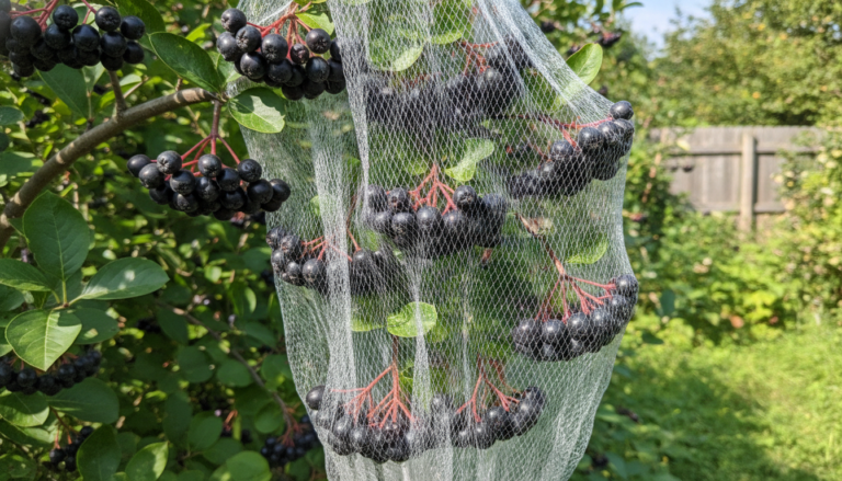 Aronia w lipcu – dojrzewanie i ochrona przed ptakami