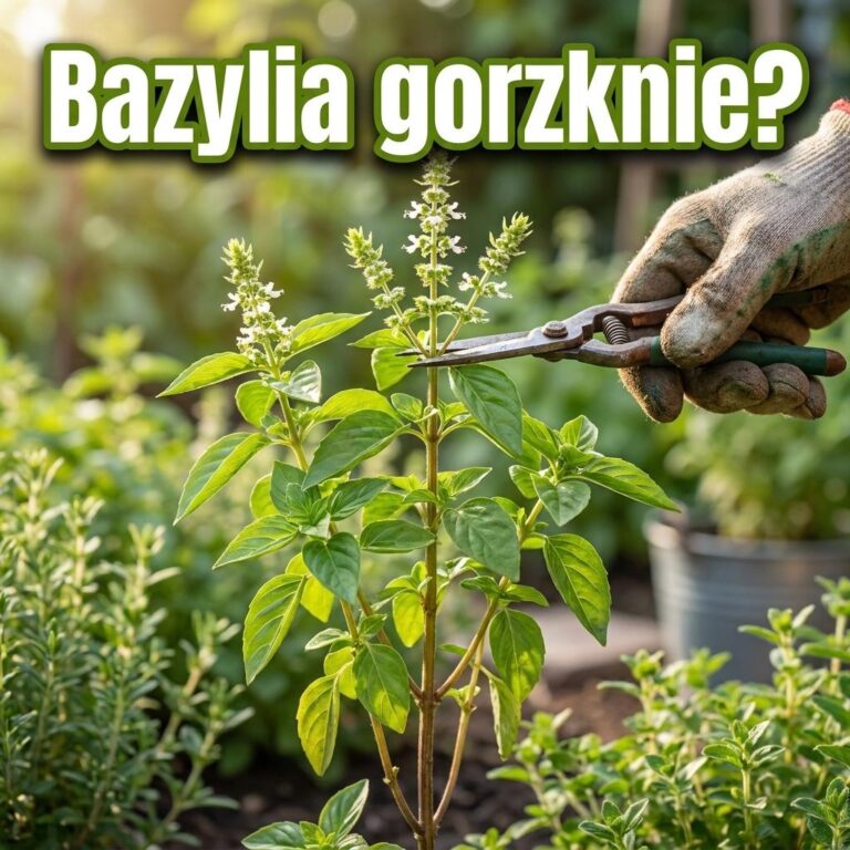 Bazylia robi się twarda i gorzka? W sierpniu trzeba ją ciąć zanim pójdzie w kwiat