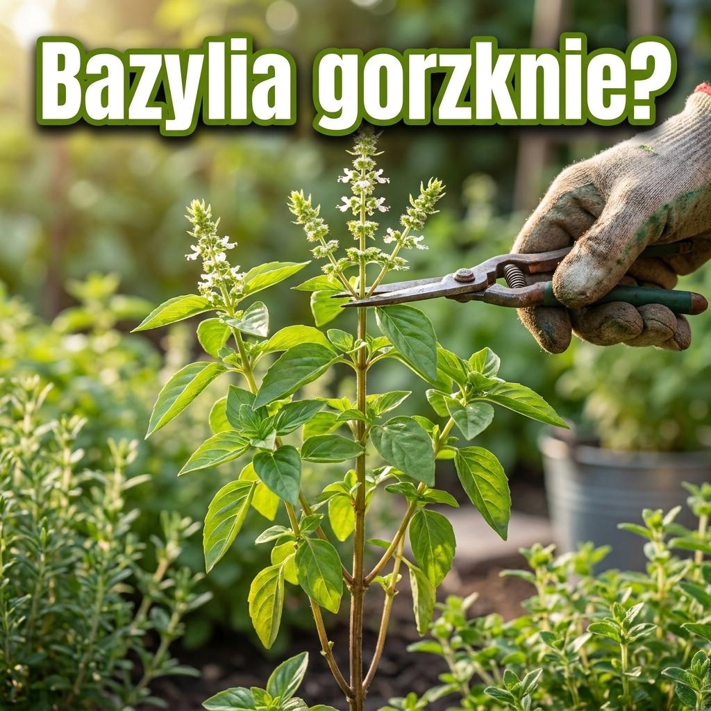 Bazylia robi się twarda i gorzka? W sierpniu trzeba ją ciąć zanim pójdzie w kwiat