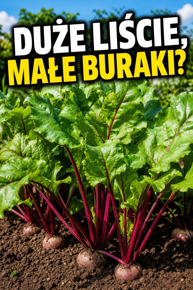 Buraki są małe mimo dużych liści? W sierpniu nie każdy nawóz pomaga