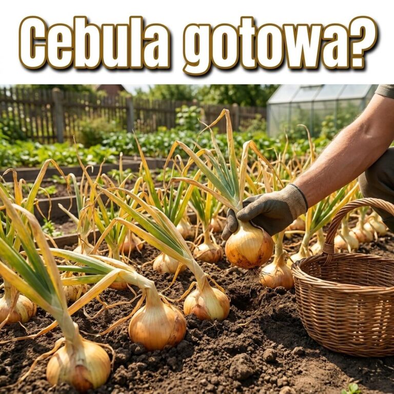 Cebula przewraca szczypior? Sprawdź czy to już dobry moment na zbiór