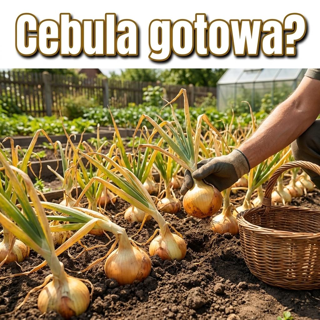 Cebula przewraca szczypior? Sprawdź czy to już dobry moment na zbiór