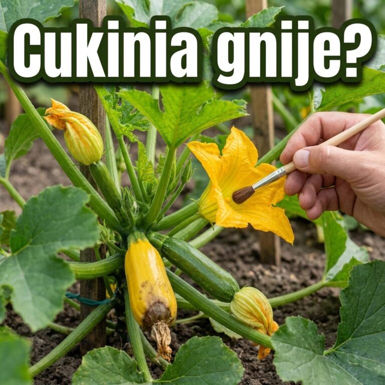 Cukinia kwitnie ale owoce żółkną i gniją? Nie zawsze winna jest choroba