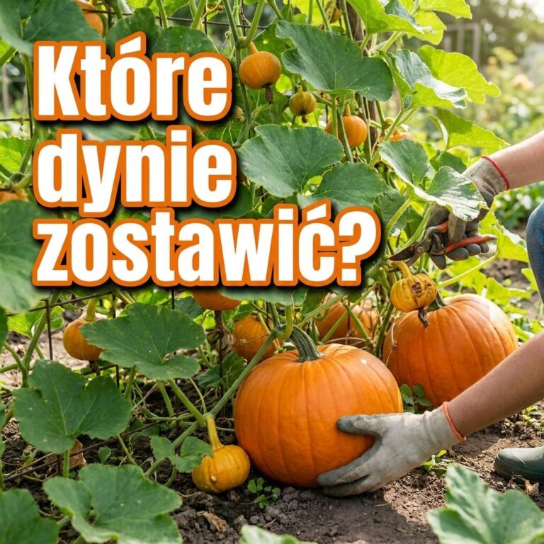 Dynia ma dużo małych owoców? W sierpniu trzeba zdecydować które zostawić