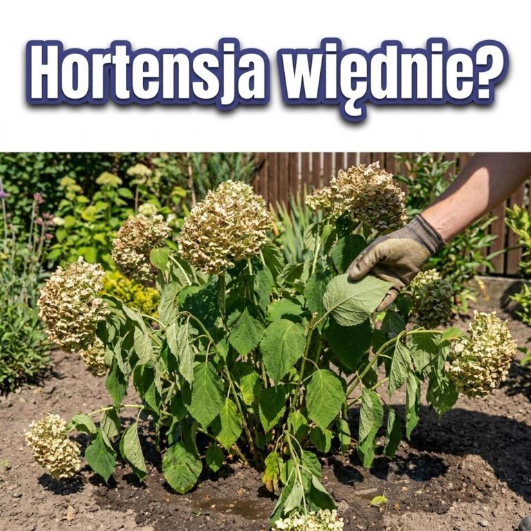 Hortensja więdnie w południe a wieczorem wygląda normalnie? Sprawdź kiedy to groźny objaw
