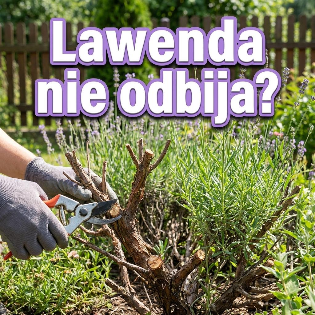Lawenda po cięciu nie odbija? Możliwe że została przycięta w złym miejscu