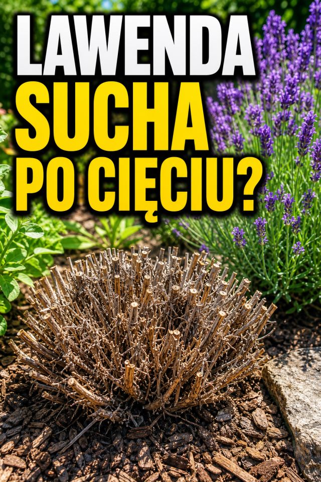 Lawenda po cięciu wygląda sucho? Sprawdź czy nie przyciąłeś jej za nisko