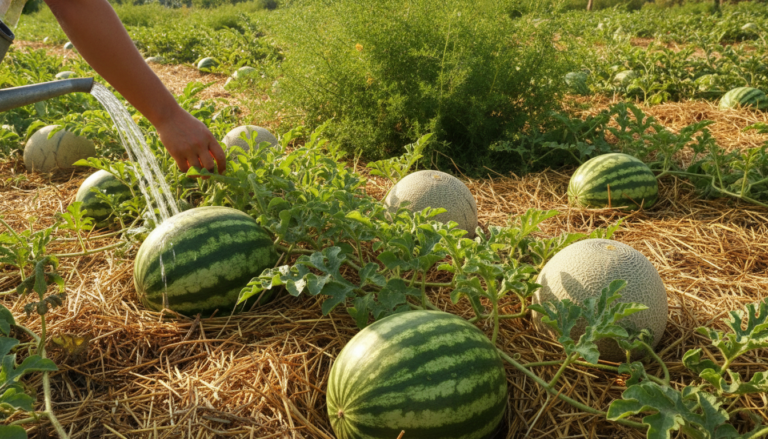Melony i arbuzy w gruncie – pielęgnacja w pełni lata