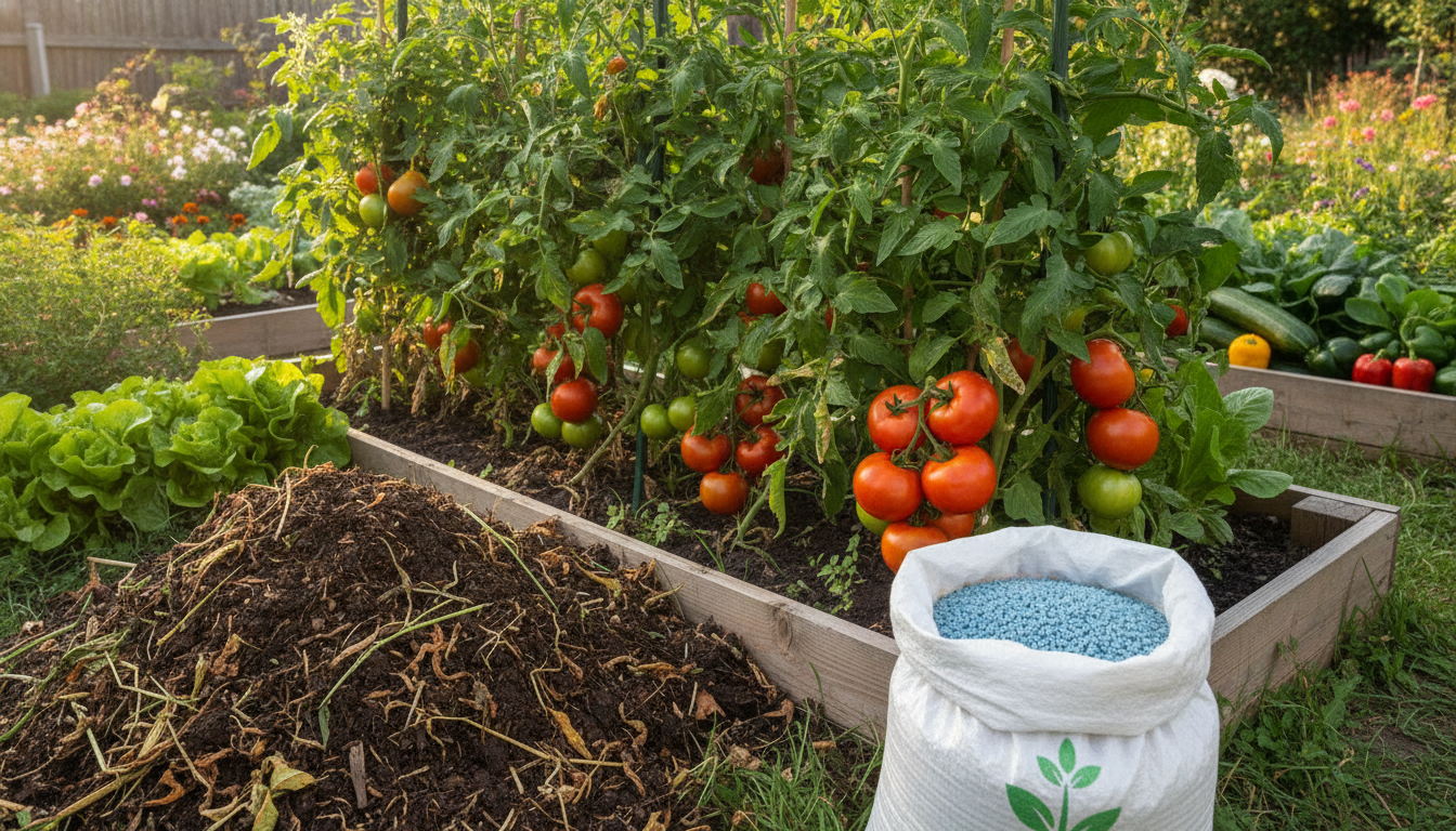 Nawozy organiczne a mineralne – co lepiej sprawdzi się latem