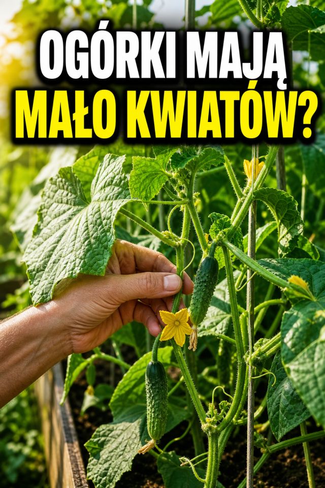Ogórki mają coraz mniej kwiatów? Tak możesz przedłużyć ich owocowanie w sierpniu