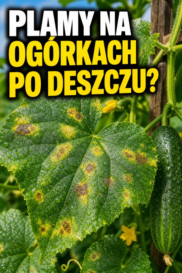 Ogórki po deszczu zaczęły łapać plamy? Ten moment decyduje czy uratujesz krzaki