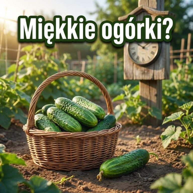 Ogórki po zerwaniu szybko miękną? Sprawdź o której porze je zbierasz