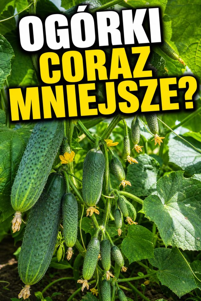 Ogórki są coraz mniejsze przy każdym zbiorze? Roślina może być już przeciążona