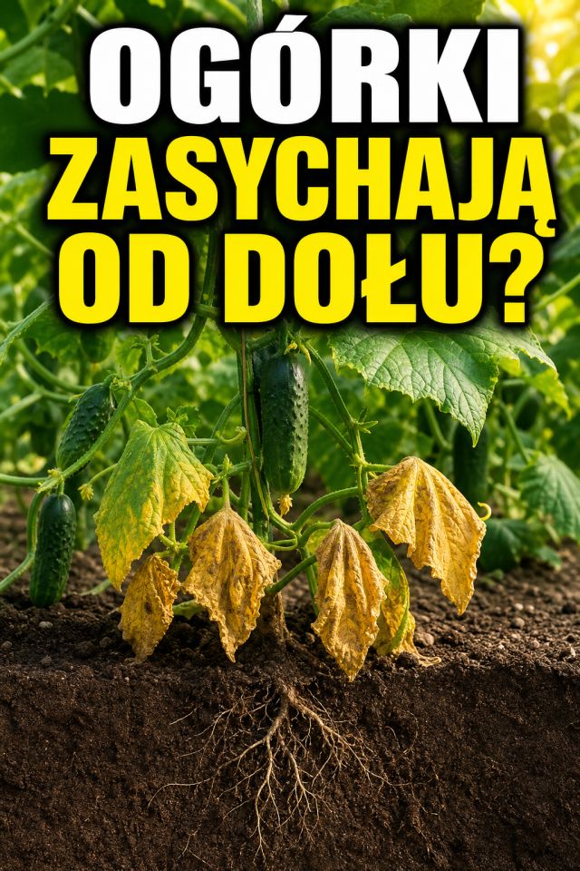 Ogórki zasychają od dołu mimo podlewania? W sierpniu często zaczyna się od korzeni