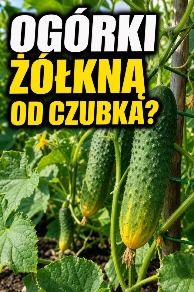 Ogórki żółkną od czubka owocu? To nie zawsze brak nawozu