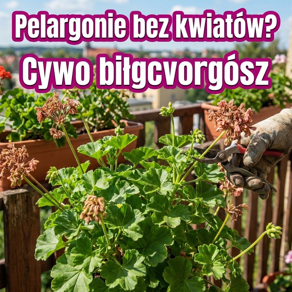 Pelargonie mają liście ale coraz mniej kwiatów? W sierpniu warto zrobić im małe odmłodzenie