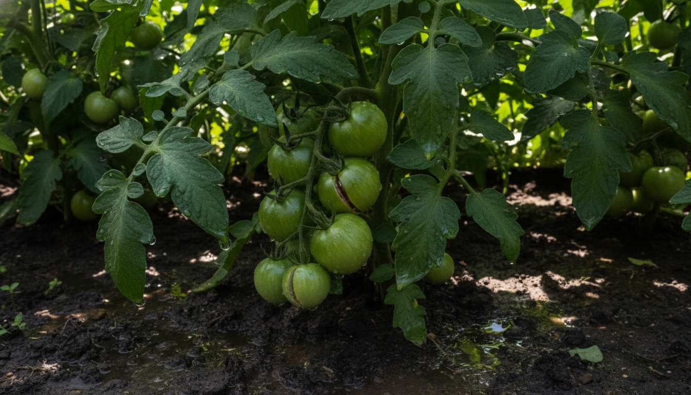 Pomidory koktajlowe pękają jeszcze zielone? Sprawdź podlewanie po gorących dniach