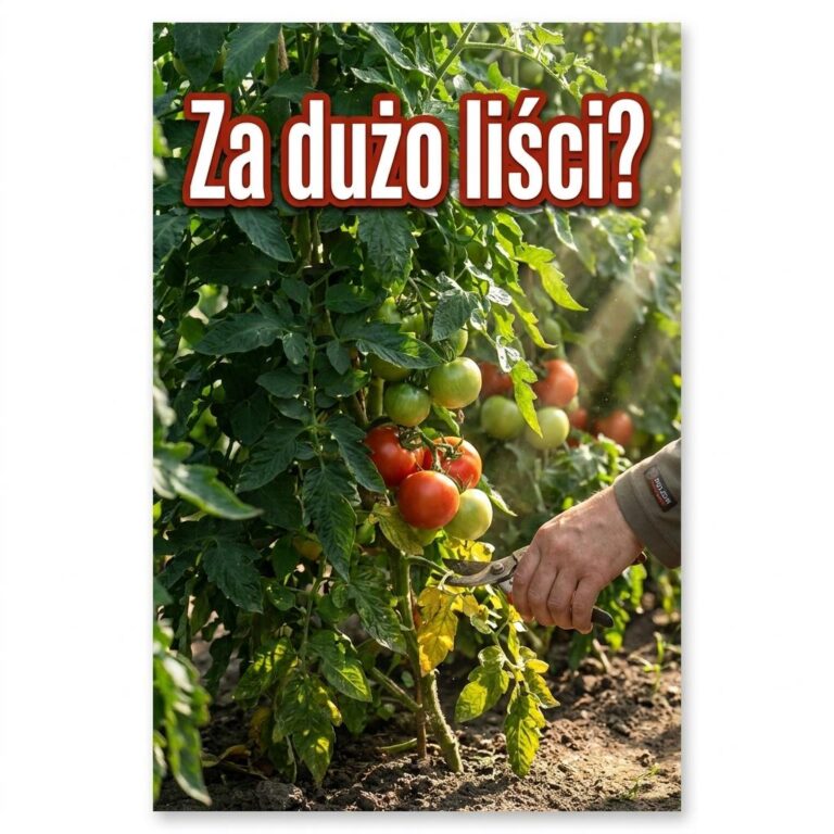 Pomidory mają za dużo liści i za mało dojrzewających gron? W sierpniu liczy się światło