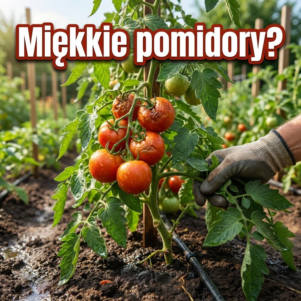 Pomidory miękną na krzaku zanim dojrzeją? Sprawdź podlewanie i przewiew