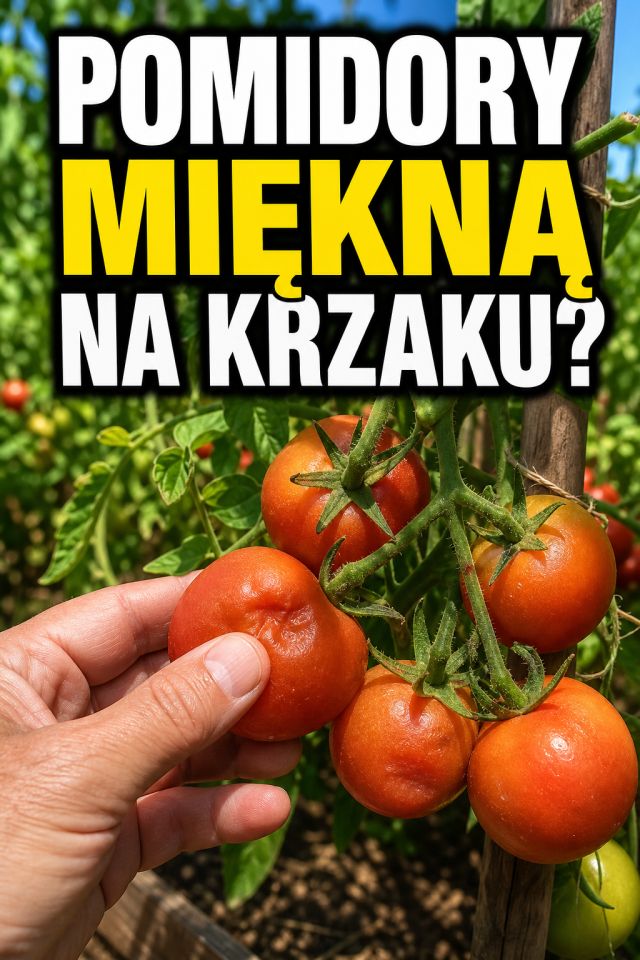 Pomidory na krzaku miękną zamiast dojrzewać? Sprawdź jeden warunek przed zbiorem