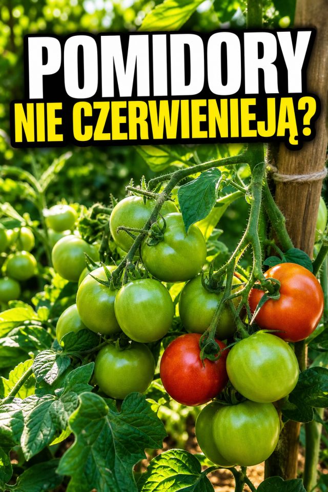 Pomidory nie czerwienieją w sierpniu? Ten prosty zabieg może przyspieszyć dojrzewanie owoców
