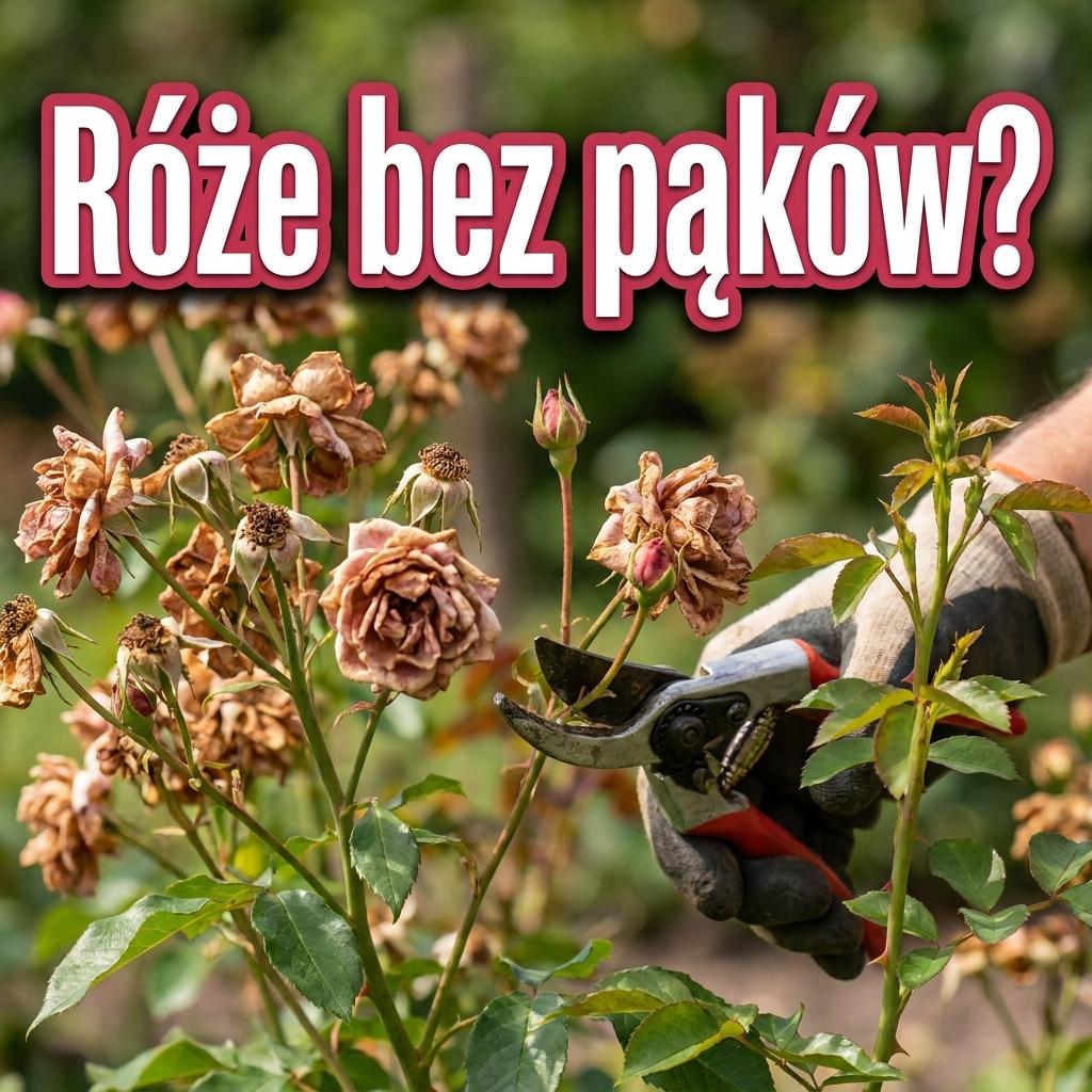 Róże mają coraz mniej pąków? Usuń to a krzew może jeszcze zakwitnąć