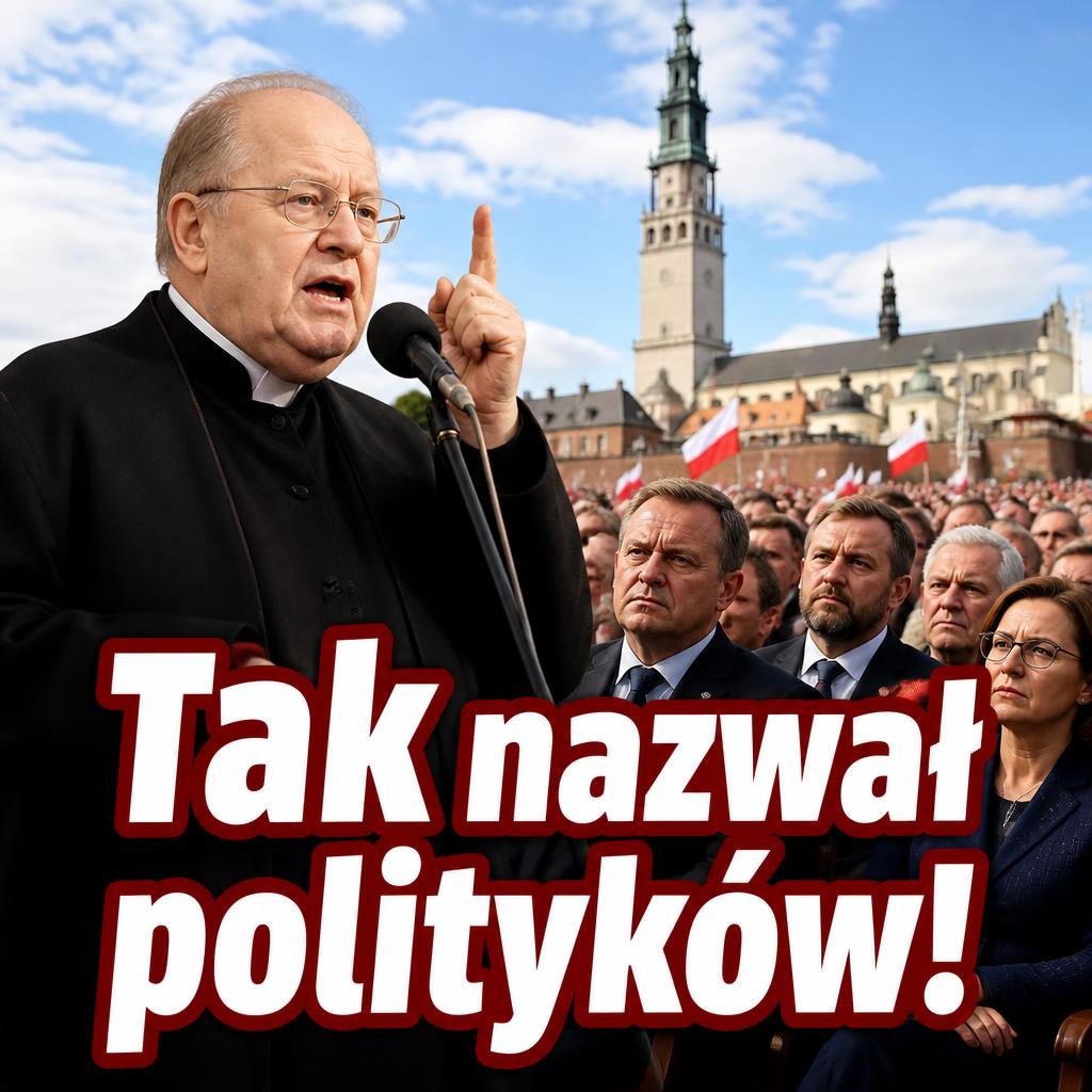Tadeusz Rydzyk ostro na Jasnej Górze. Tak nazwał część polityków