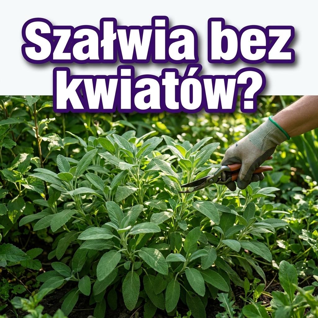 Szałwia omszona ma dużo liści ale mało kwiatów? Problem może być w stanowisku albo cięciu