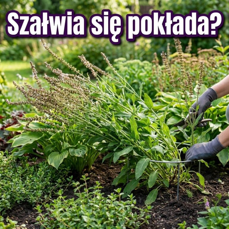Szałwia omszona pokłada się na boki? Sprawdź czy nie popełniasz tego błędu po kwitnieniu