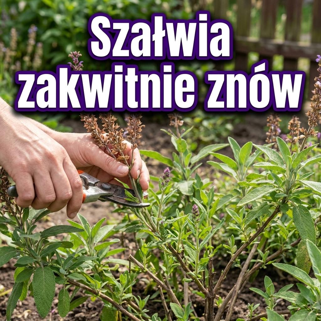Szałwia omszona przestała kwitnąć w sierpniu? Ten prosty zabieg może pobudzić ją ponownie