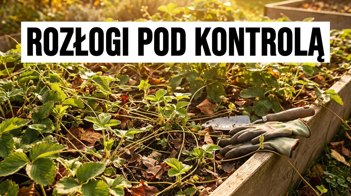 Truskawki po lecie wypuściły mnóstwo rozłogów? Jeśli zostawisz wszystkie, osłabisz plon