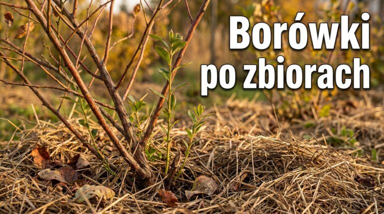 Borówki po zbiorach potrzebują jednego zabiegu. Wpływa na owoce w następnym roku